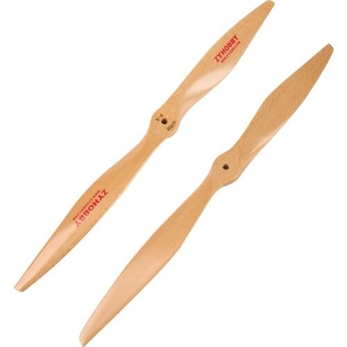 RC Airplane Wooden Propeller CW 24x10 For Electric Fixed Wing Aircraft