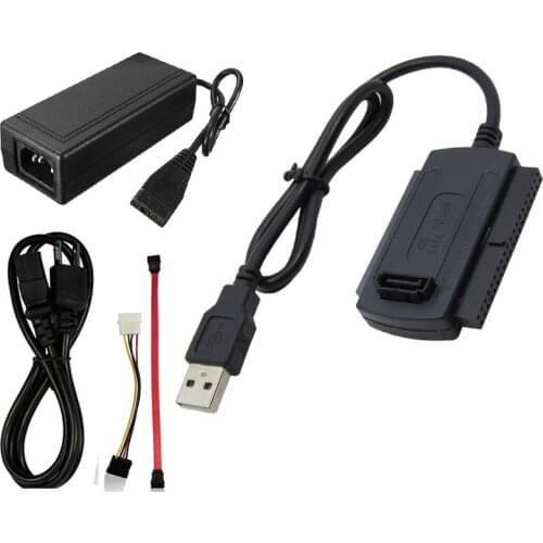 SATA/PATA/IDE to USB 2.0 Adapter Converter Cable for Hard Drive Disk 2.5" 3.5 Hard Drive FE for Hard Drive Disk