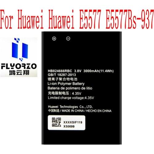 High Quality 3000mAh HB824666RBC Battery For Huawei Huawei E5577 E5577Bs-937 Mobile phone