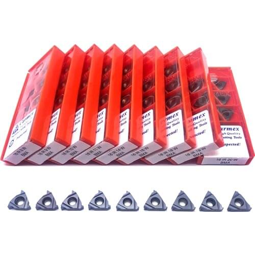 Insert 100% Original 16IR 10 W 11 W 12W 14W 16W 18W BMA Thread turning tool Tungsten Carbide Insert Threading Lathe Cutter Tool