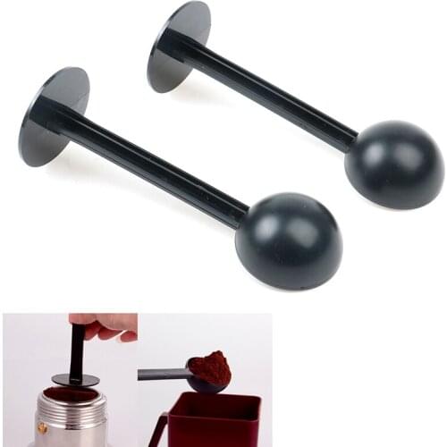 2 In 1 Coffee Spoon Standard Measuring Spoon Dual-use Bean Scoop Powder Press Scoop Coffee Machine Accessories Kitchen Tools