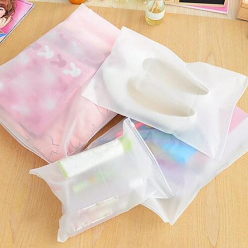 50PCS Travel Organizer Vacuum Compressed BagPlastic Storage Bags Shoes Underwear Socks Cosmetic Cloth Packaging Zip Lock 60XX