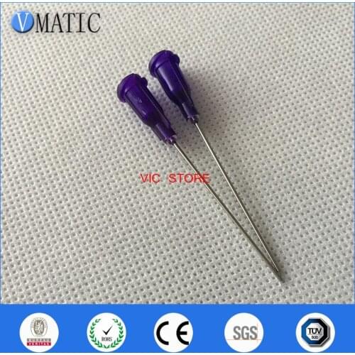 Free Shipping 1.5'' 21G TE Premier Luer Lock Glue Dispensing Needle Tips 1-1/2 Inch