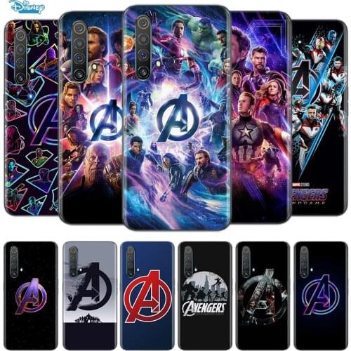 Transparent Cover Marvel Avengers Logo For OPPO AX7 A1K A93 A92 A73 A72 A53S A52 A32 A31 A9 A11 A7 A5 2020 Phone Case