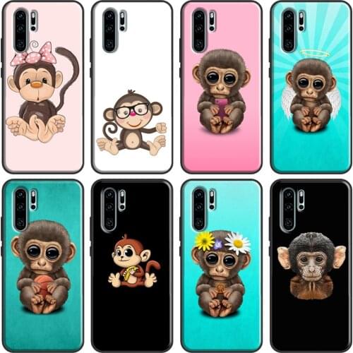 Monkey Gorilla Ape Baby Case For Huawei P Smart 2019 Z Nova 5T P40 P20 P30 Pro Mate 20 Lite Honor 10i 8X 9X Cover