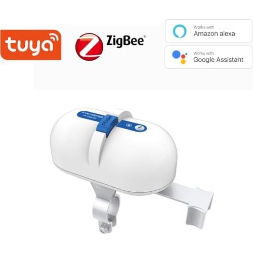 Tuya ZigBee Gas Water Valve Smart Wireless Control Smart Home Automation Control Valve for Gas Work with Alexa,Google Assistant