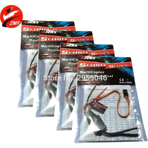 4pcs SimonK 12A 20A 30A 40A 60A 80A Brushless ESC Multi rotor Speed Controller for QAV250 Quadcopter Model aircraft RC Drone