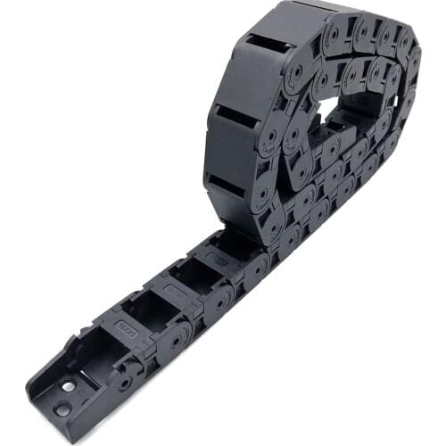 1 Meter 18x25mm Transmission Wire Carrier Cable Drag Chain Semi-enclosed Interior Opening CNC Router Machine Tools Free Shipping