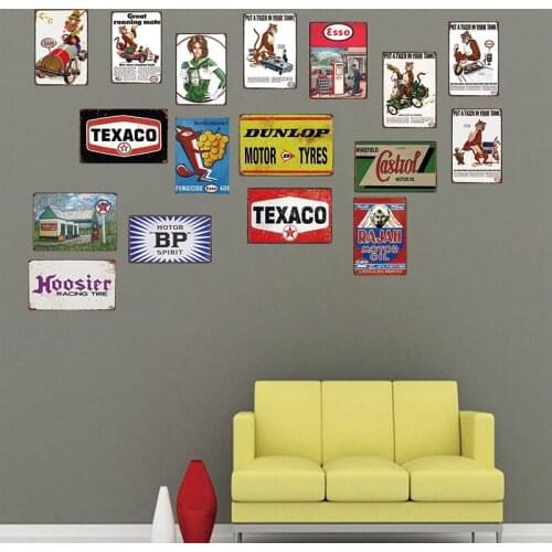 Plaque Metal Vintage Retro Tin Sign Wall Art Home Pub Cafe Garage Decor Metal Poster Cuadros DU-2106