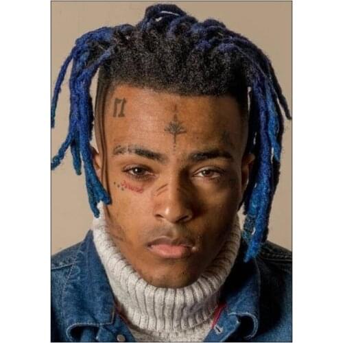 Modular Home Decor Wall Art Canvas Painting XXXTentacion Rap Hip Hop Music Star Singer Picture Bar Cafe Mural