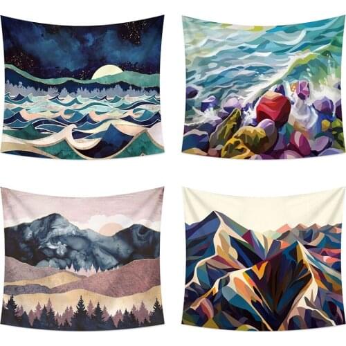 200x150cm Wall Hanging Tapestry European American Style Art Wall Background Beach Mat Towel Home Bedroom Decor Square Tapestry