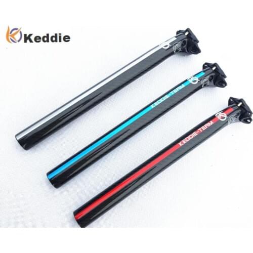 Keddie Offset Carbon Fiber Seat tube Seattube Seat Post MTB Mountain Road Bike Seatpost Bicycle Parts 27.2/30.8/31.6*350mm
