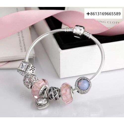 Hero100% 925 Pure Silver Original Copy High Quality 1:1 Bracelet Logo Free Wholesale Manufacturers