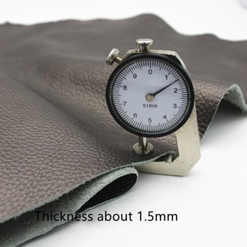 First Layer Cowhide Leather Silver Gray Sofa Seat Furniture Bedside Whole Cowhide Diy Handmade Cowhide Material