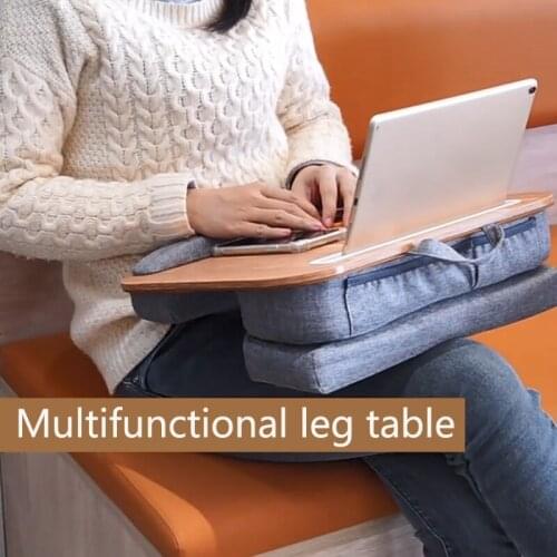 Adjustable Portable Laptop Tray Bottom Cushion Can Be Adjusted from 8 cm to 13 cm Inclined Design Can Make You Comfort