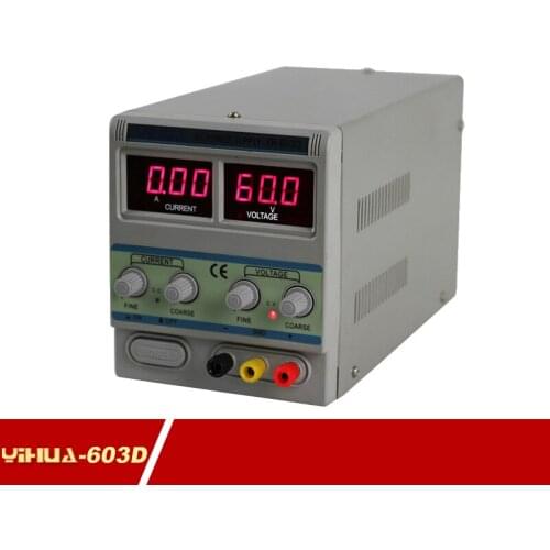 YIHUA 603D 60V 3A LCD Dc Regulated Power Supply / Medical Lab Power Supply