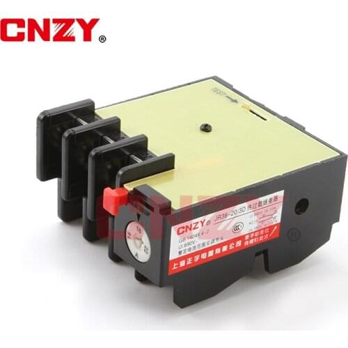 Thermal overload relay JR36-20 380V specification 0.25A~22A high quality copper parts thermal overload protection relay