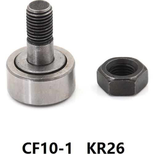 10pcs/lot CF10-1 KR26 Cam follower Stud type track rollers Needle Roller Bearings KRV26
