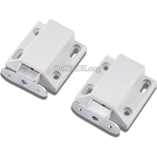 20PCS Push To Open Cabinet Catch Magnetic Door Catches Kitchen Cupboard Wardrobe Cabinet Latch Stopper Soft Close Drawer Dampers