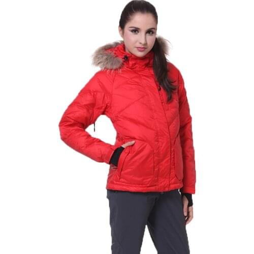 2020 New Winter Women Ultra Light Down Jacket 90%Down Raccoon Fur Collar Hooded Winter Down Coat Women Jackets Coats Female