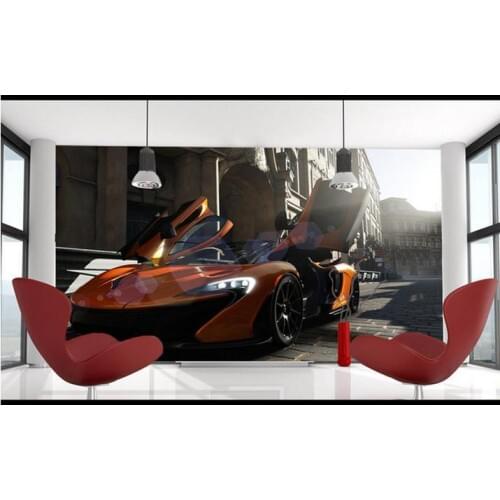 3d wallpaper custom Cool modern aesthetic latest sports car murals