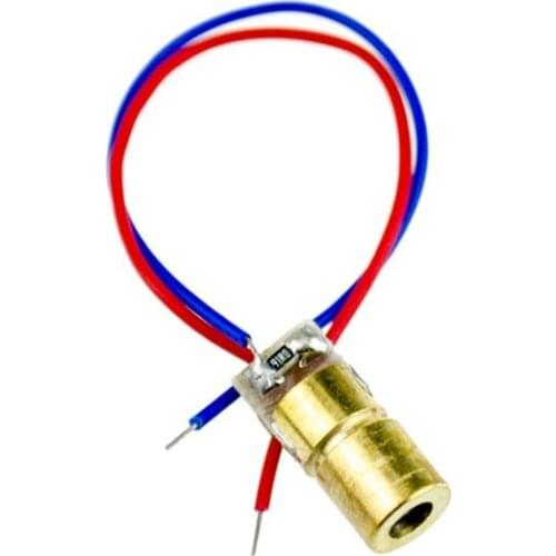 NEW 5PCS 5V laser head laser diode spot copper semiconductor laser tube 6MM outer diameter