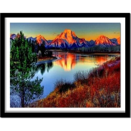 5D Diy Diamond Painting Full Drill Resin Cross Stitch Scenery Tree Diamond Embroidery Kits Bedroom Decor Handmade Arts