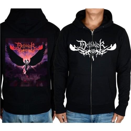 9 styles Dethklok Cotton warm heavy metal hoodie Zipper Sweatshirt sudadera shell jacket tracksuit fleece Outerwear pollover