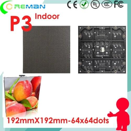 Ali wholesale led display modul p3 matrix rgb smd / p2 p2.5 led rental display screen HD xxx video wall led module pixel 3mm p4