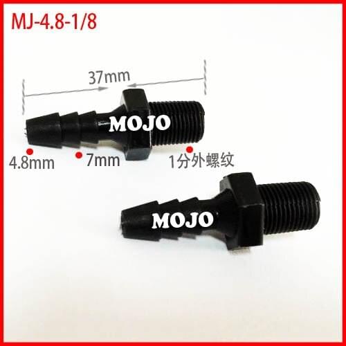 Free shipping!!MJ-4.8-1/8NPT universal hose connector (100PCS/LOTS)