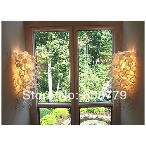 Free Shipping Milk White Art Deco Chandelier Wall Sconce