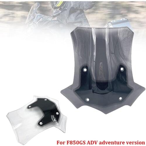 For BWM F850GS ADV Windscreen Windshield for BMW F850GS ADV Adventure Wind Shield Screen Protector Parts ABS Plastic