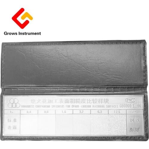 Electric Spark Surface Roughness Comparison Sample Roughness Comparison Sample Block Surface Roughness Contrast