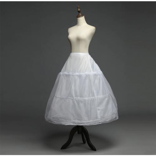 In Stock 3 Hoops Petticoats for wedding dress Wedding Accessories Free Shipping Crinoline Cheap Underskirt For Ball Gown 2018
