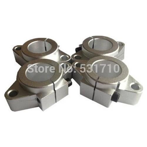 Round SHF25 25mm Aluminum Linear Rod Rail Shaft Support Bracket for Linear Guides bearing rail DIY CNC Machine Tool