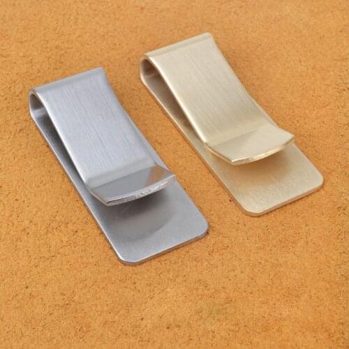 Handmade Stainless Steel Brass paperclips metal Clips Journal Paper binder clips Folder School Office Supply desk organizer