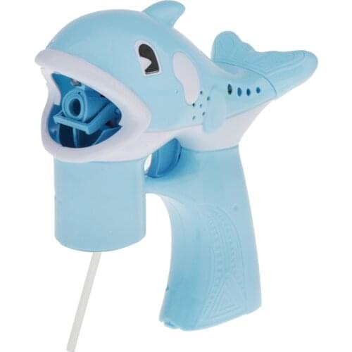 Cartoon Baby Kids Animal Dolphin Electric Bubble Blower Toys