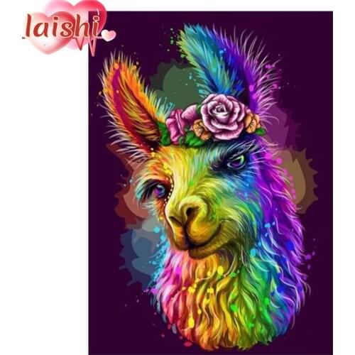 Diamond embroidery Color unicorn full drill Square Diamond painting diamond painting Cross Stitch Rhinestone mosaic picture kit