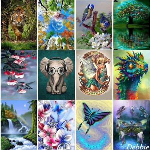 5D DIY Cartoon Diamond Painting Kit Full Square/Round Drill Diamond Embroidery Mosaic Cross Stitch Home Decoration Gift