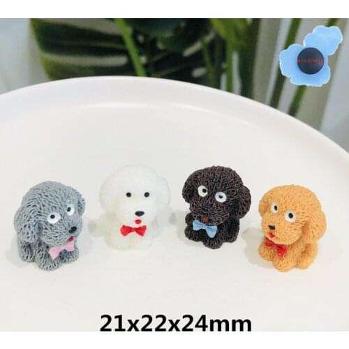 Single Sale Cute Dog 3D Mini Simulation Shoe Charms Shoe Buckle Decoration Fit Holes Wristbands Backpack Kids Gifts Croc Jibz