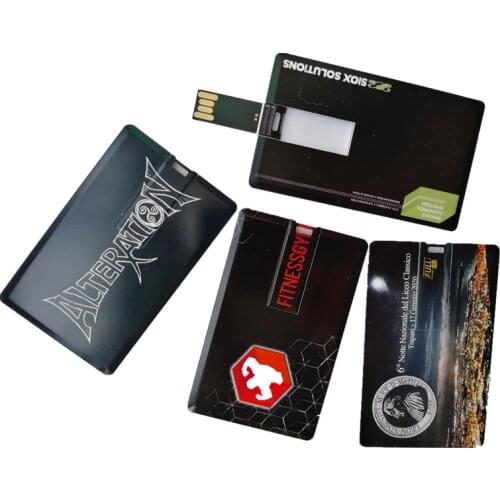 Wholesales 30pcs/Lot Promotional Gifts 4gb 8gb 16gb Ultra Thin Credit Card Shaped Customized Logo Business Card Usb Flash Drive