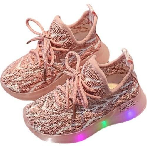 CNFSNJ 2021 autumn summer caterpillar childrens LED lights hoes girls boys shoes childrens casual shoes kids breathable shoes