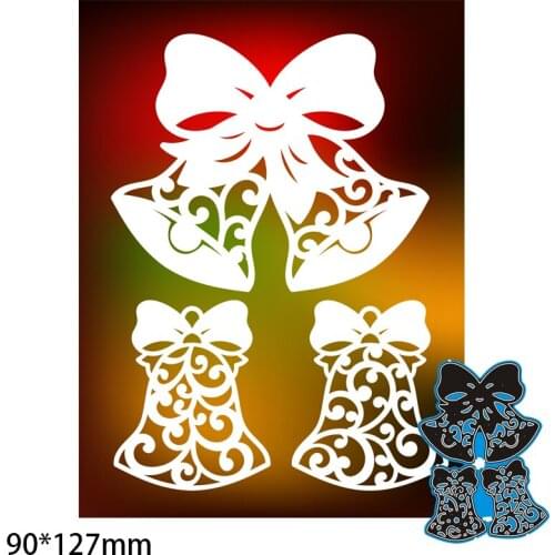 90*127mm bells Metal Cutting Dies and Stamps Stencil for DIY Scrapbooking Photo Album Embossing Paper Card