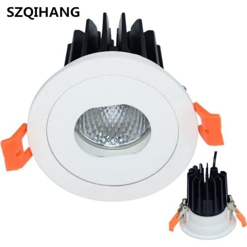 Dimmable COB 10W Warn Cold White LED wash wall lights LED Recessed Down Light hotel spotlights led spotlights day lights