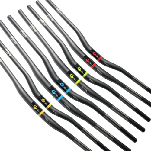 New 4 colors ASIACOM Mountain bike matt+gloss 3K full carbon fibre bicycle handlebar MTB 9 angle backsweep 31.8*820mm Free ship