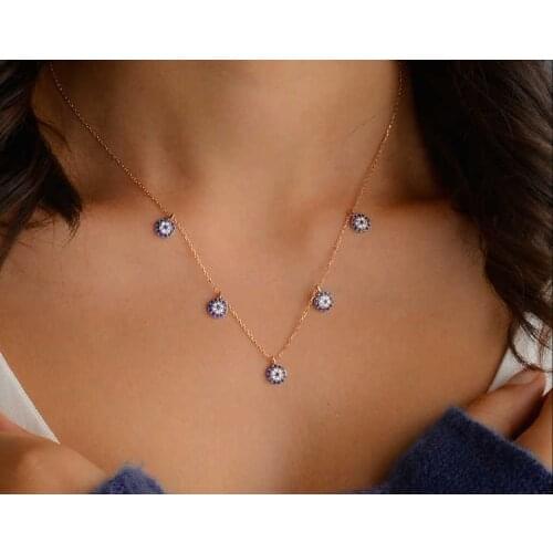 Fives Evil Fortune Necklace Silver Necklace