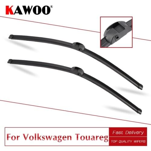 KAWOO Car Wiper Blade For Volkswagen VW Touareg 2003-2006 2007-2010 2011-2017 Year Windshield Wipers Blades Fit Side Pin Arm