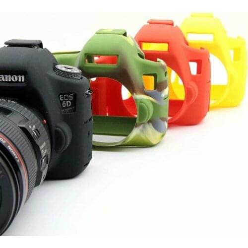 Silicone Rubber Skin case Camera Cover Protector Bag For Canon EOS 6d