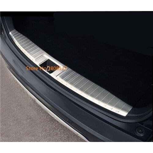 Car Inside Rear Bumper Trim Stainless Steel Sill Scuff Trunk Plate Pedal For Honda HR-V HRV Vezel 2014 2015 2016 2017 2018