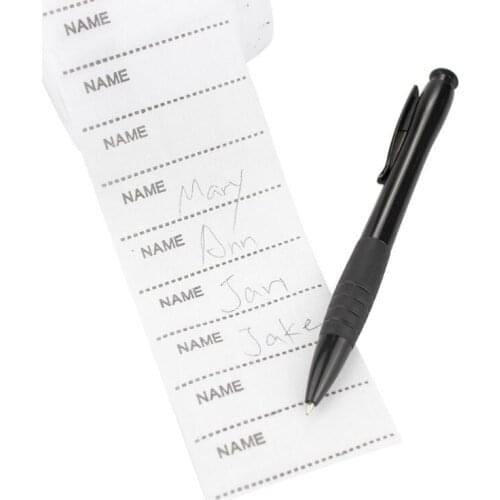 100/200pcs/pack White Washable Iron on Name Labels Garment Fabric Tags Marker Set for Clothes Labels Sewing Accessories